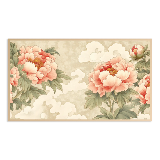 japanese chrysanthemum wallpaper Samsung Frame TV Art
