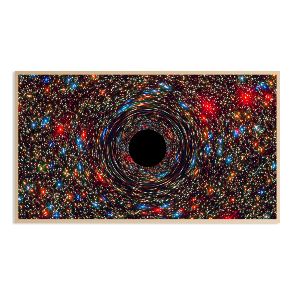 behemoth black hole Samsung Frame TV Art